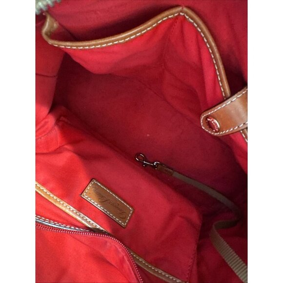 Dooney & Bourke Lexington Black Pebbled Leather Double Handle Zipper Tote Bag - Picture 13 of 13